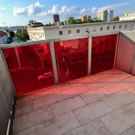 Air Conditioned 2 With Terrace, Prievozska Street Apartment *